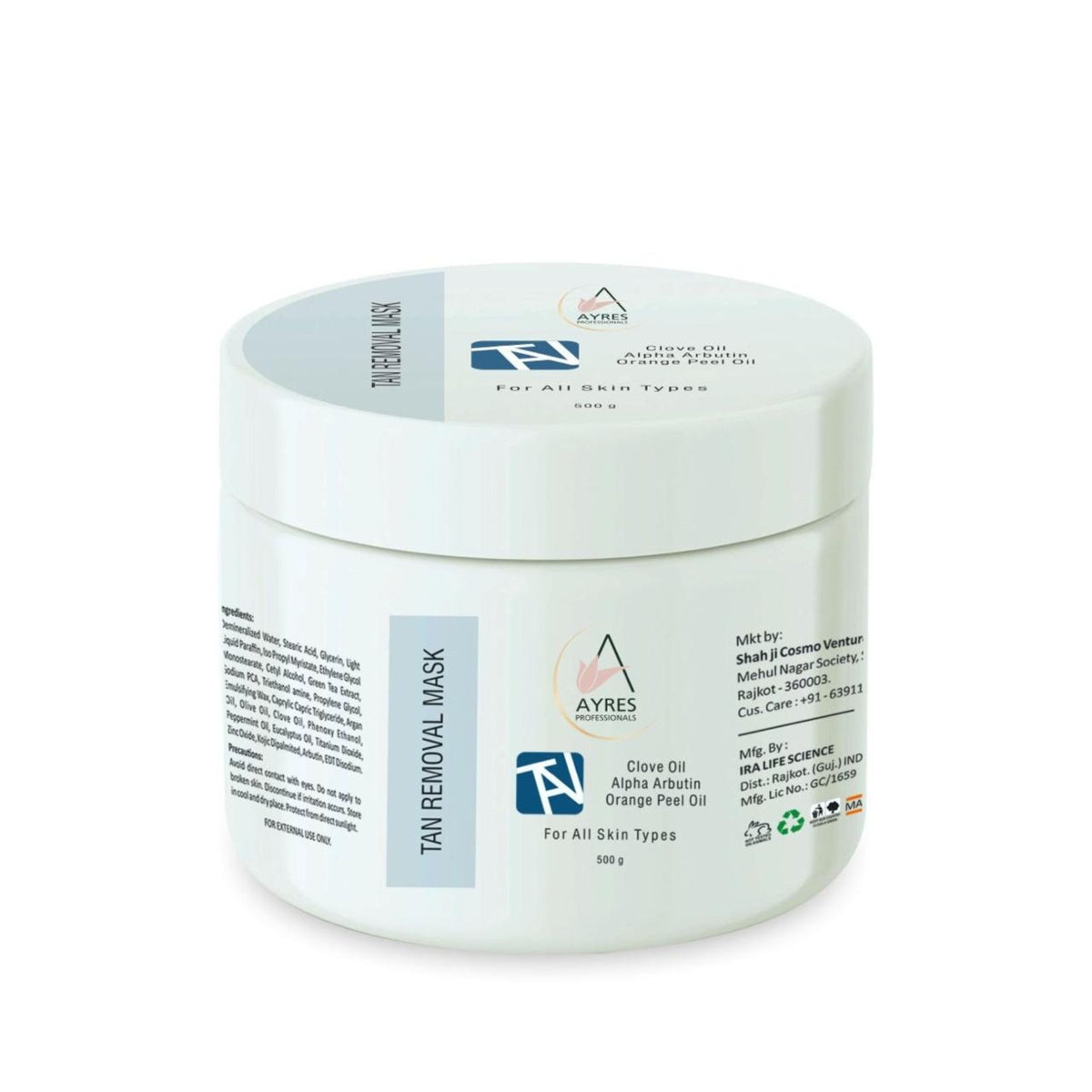 Ayress  Professional D-Tan Pack - 500g