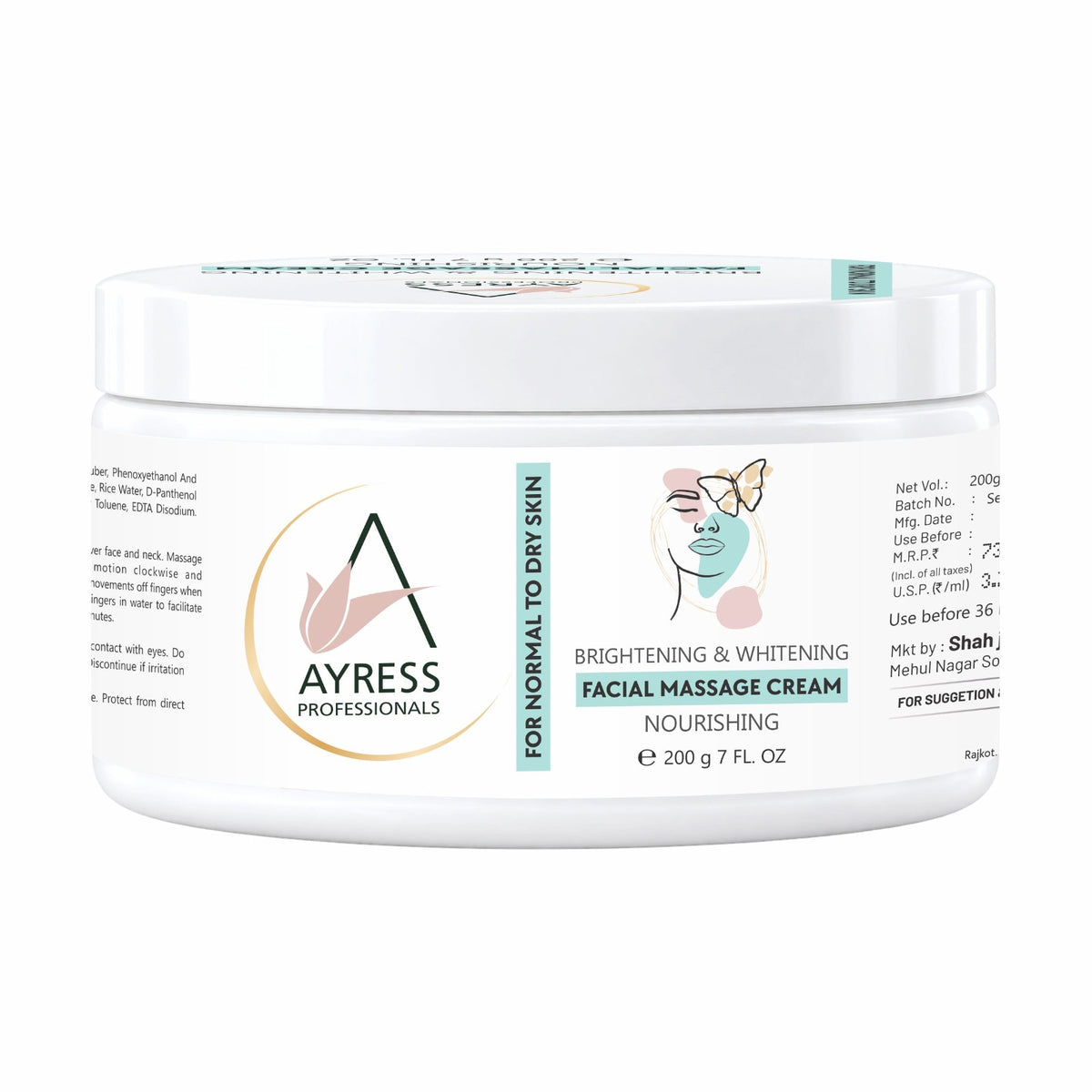 Ayress Professional Massage Cream 200g