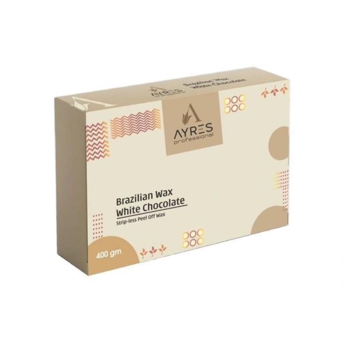 Ayress Professional Brazellian White chocolate Strip Less Pell Of wax