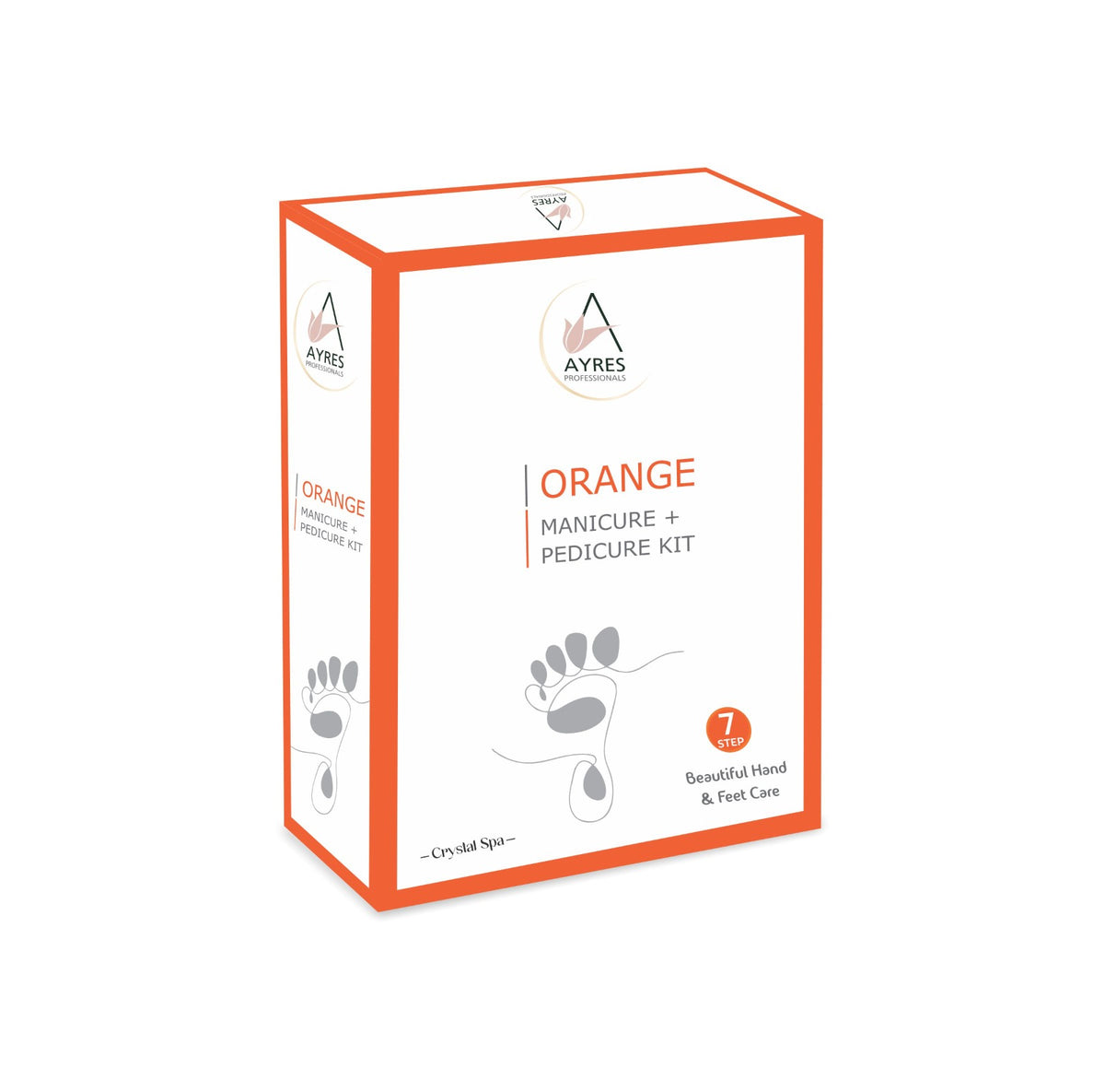 Ayress Professional Crystal Orange  Meni Cure Pedicure Kit